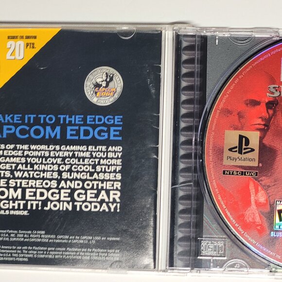 Resident Evil Survivor Playstation 1 ps1 psone reg card - Picture 4 of 6